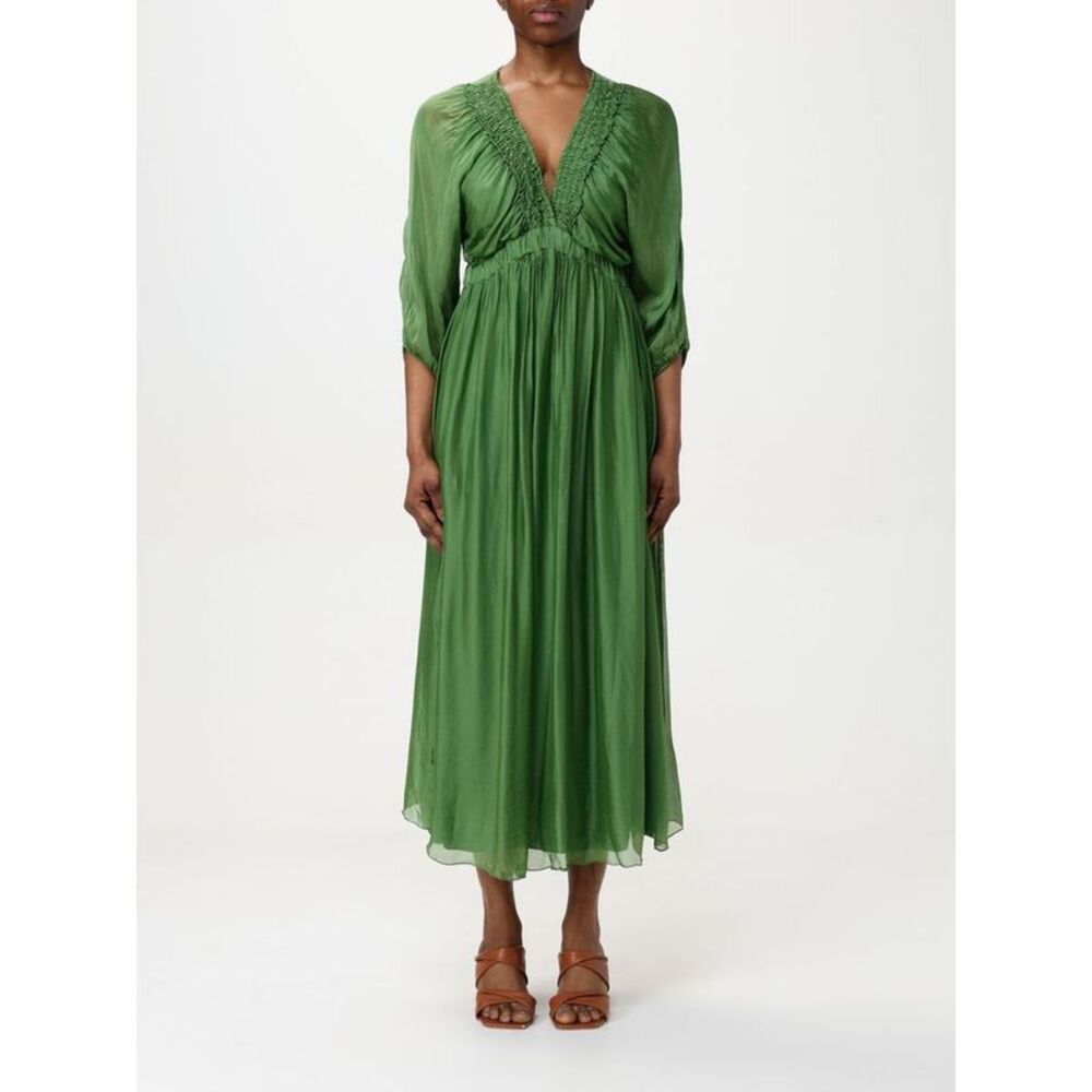 Kaos Bicolor Silk Casual Women's Dress